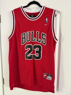 Nike Red Chicago Bulls Jordan #23 Basketball Jersey